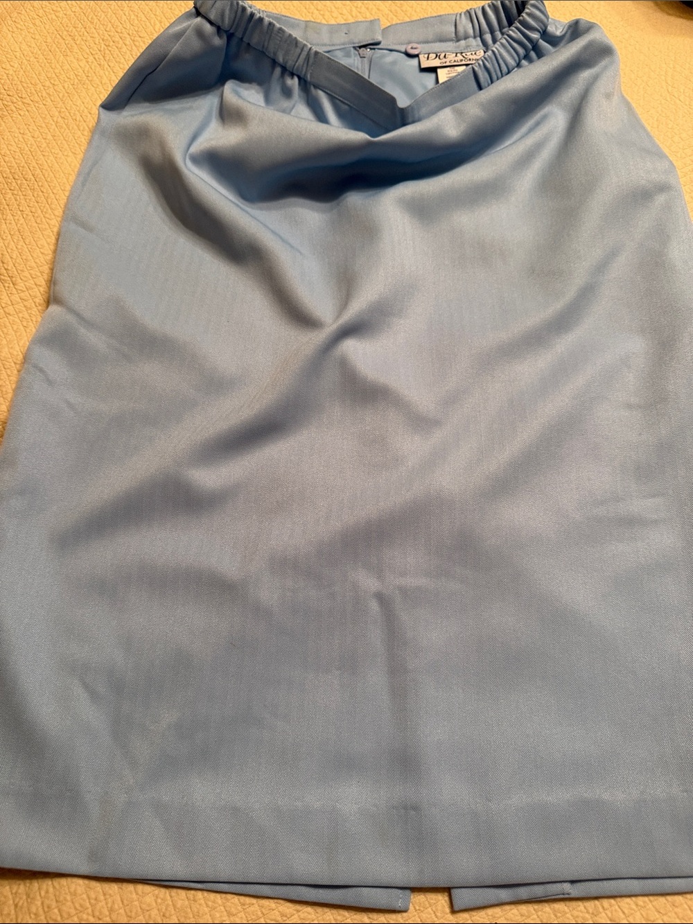 Light Blue Women's Midi Skirt